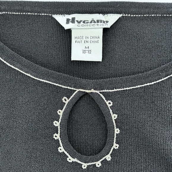 Peter Nygard 3 Piece Outfit Full Lined Skirt 2 Short Sleeve Tops Size M (10-12) - Picture 4 of 13